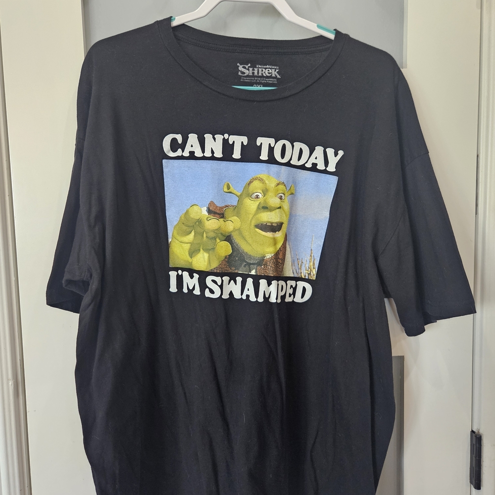 Dreamworks Shrek Black Cotton T-Shirt